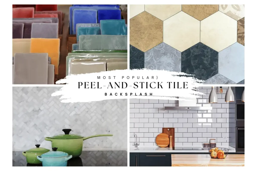 Peel-and-Stick Tile backsplash ideas 2025