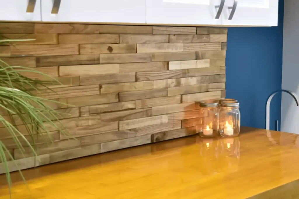 Reclaimed Wood backsplash ideas 2025