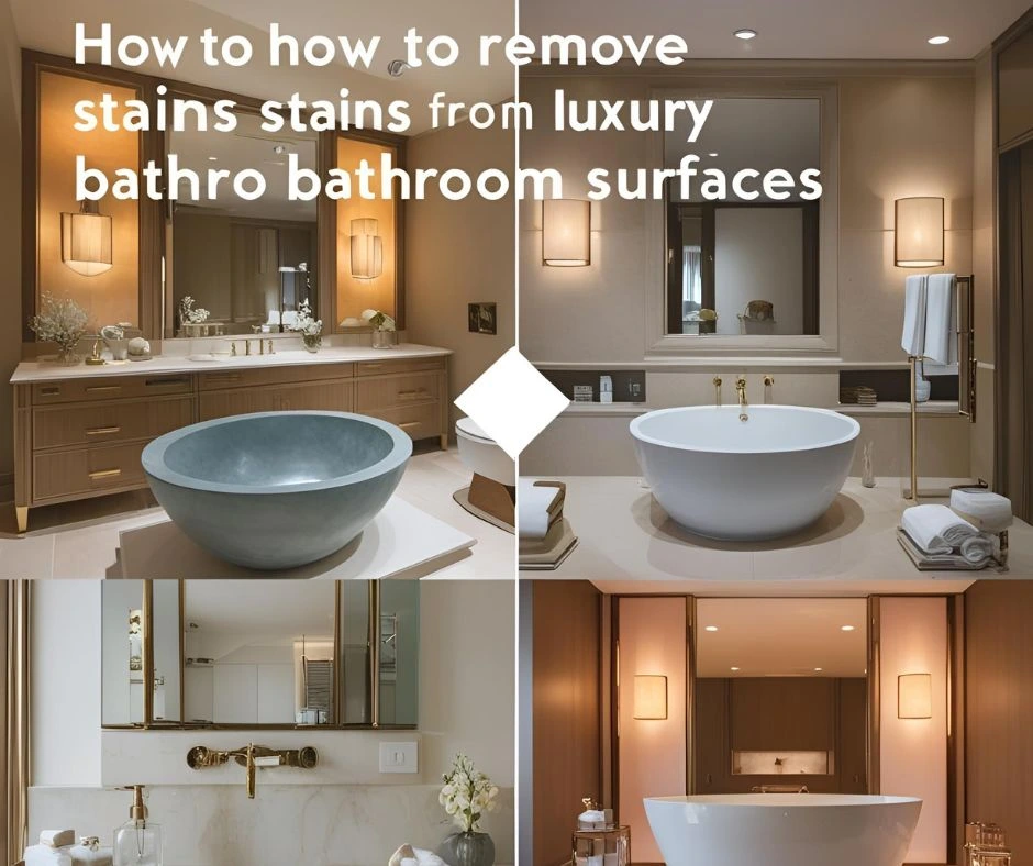  Remove Stains from Luxury Bathroom 