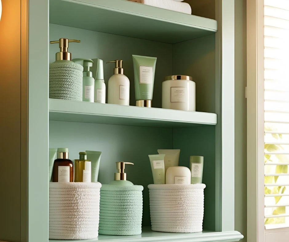 Best Color for Bathroom Shelves