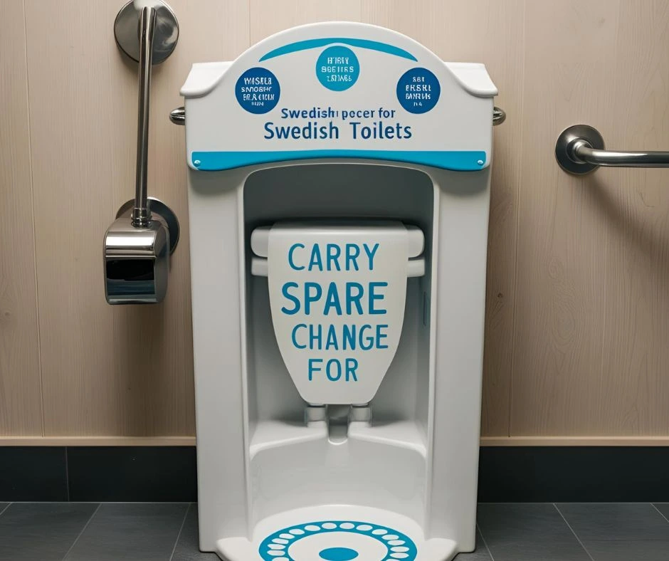 Carry Spare Change for Swedish Toilets